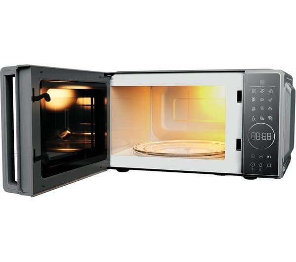 BEKO MOC20130SFB Compact Solo Microwave - Silver - Image 2