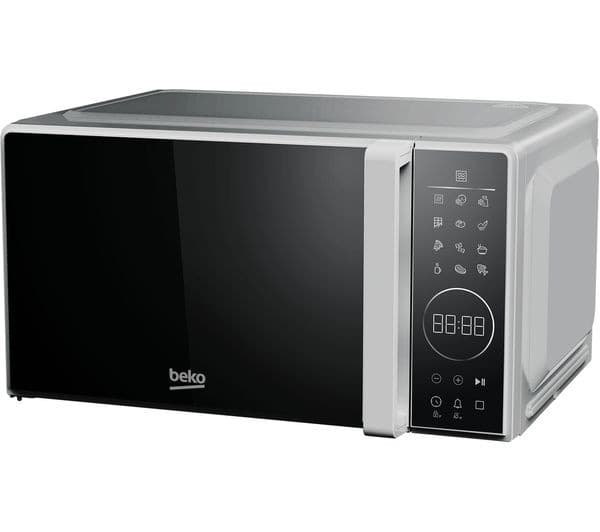 BEKO MOC20130SFB Compact Solo Microwave - Silver - Image 3