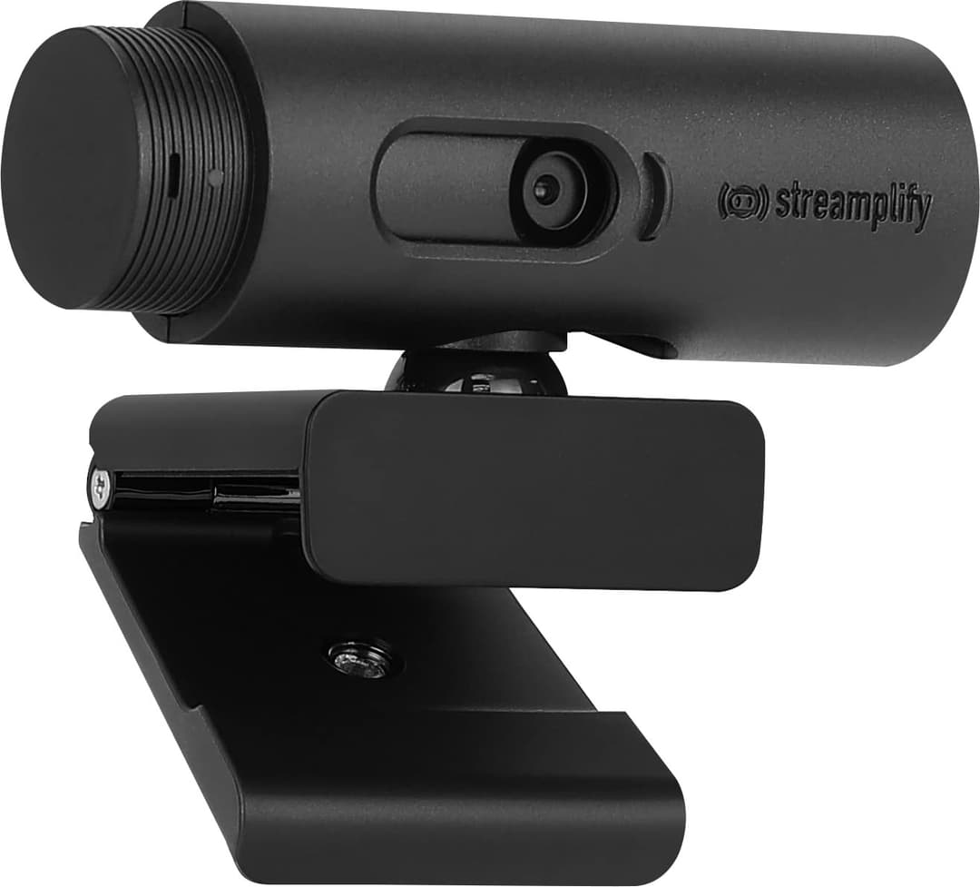 Streamplify CAM FHD 60FPS Webcam - Black - Image 1