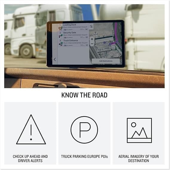 Garmin dēzl LGV1020 10.1" Truck Sat Nav GPS Black - Image 4
