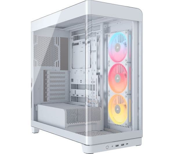 Corsair FRAME 4500X Mid-Tower PC Case White - Image 1