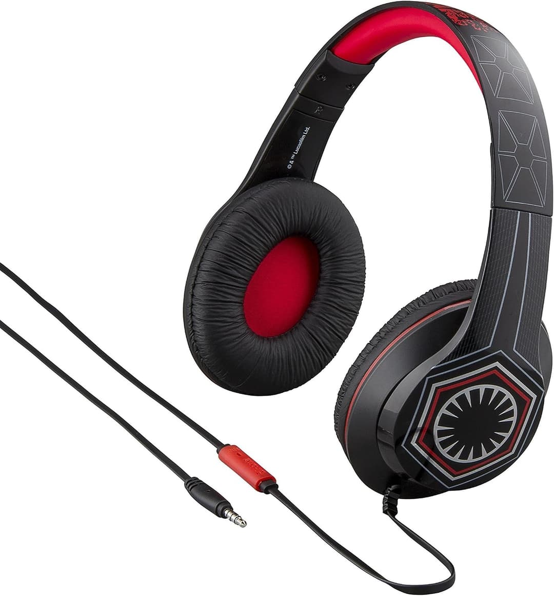 iHome Star Wars Episode VII Over-Ear Wired Headphones with Microphone - Black - Image 1