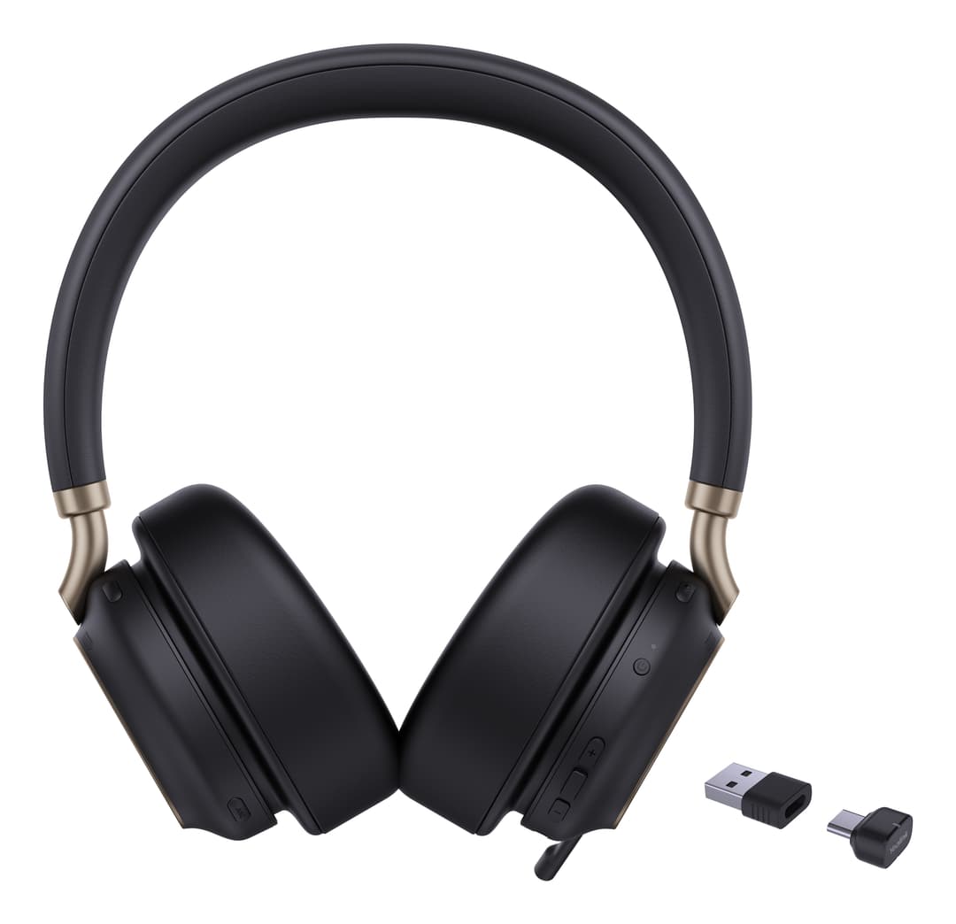 Yealink BH76 Plus UC Black USB-C/A Headset - Image 1