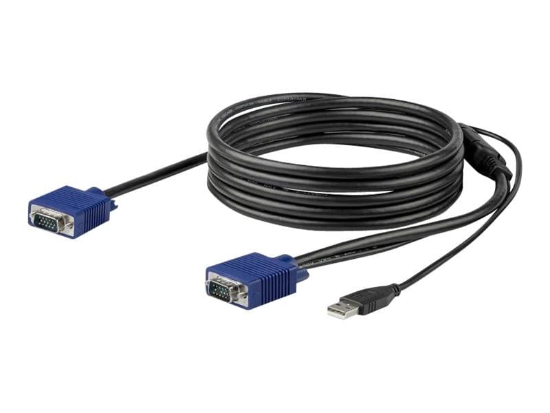 StarTech.com RKCONSUV10 VGA and USB KVM Console Cable for Rackmount Consoles 3m - Image 1