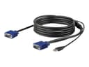 StarTech.com RKCONSUV10 VGA and USB KVM Console Cable for Rackmount Consoles 3m thumbnail 1