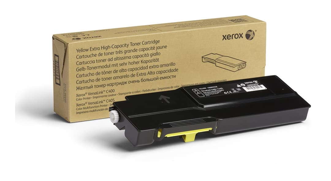 Xerox Genuine ® VersaLink® C400 Color Printer​/​C405 Color Multifunction Printer Yellow Extra High capacity Toner Cartridge (8000 Pages) - 106R03529 - Image 1