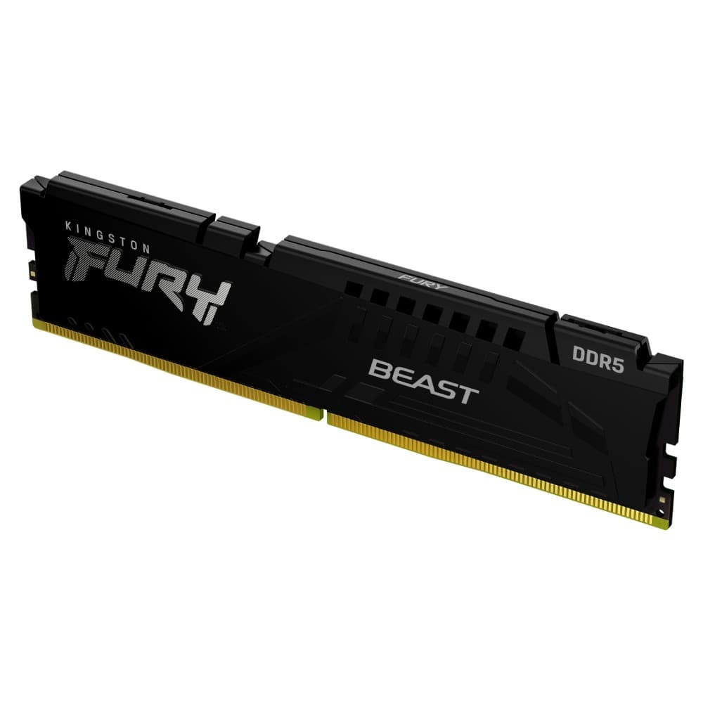 Kingston FURY Beast DDR5 5600MT/s CL40 Desktop Memory - Black 8GB (1 x 8GB) KF556C40BB-8 - Image 1