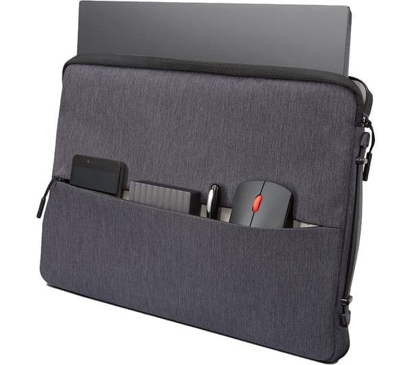 LENOVO GX40Z50942 15.6" Laptop Urban Sleeve Case - Charcoal Grey - Image 3