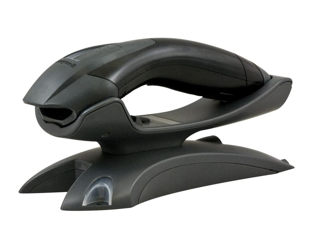 Honeywell Voyager 1202g Cordless Bluetooth 1D Laser Barcode Scanner USB Kit with Charging Cradle & Battery (1202g-2USB-5) - Image 1