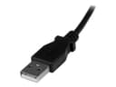 StarTech USBAUB2MD 2m Down Angle Micro USB Cable Black thumbnail 3
