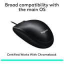 Logitech M100 Wired Mouse - Black thumbnail 5