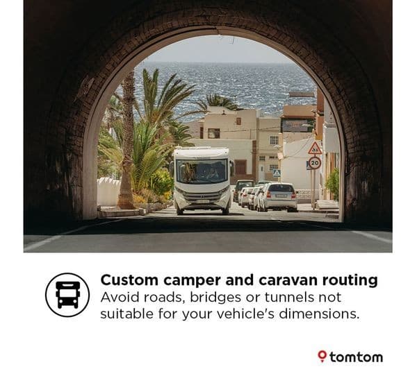 TOMTOM GO Camper Max 2nd Generation 7" Sat Nav - Worldwide Maps - Image 2