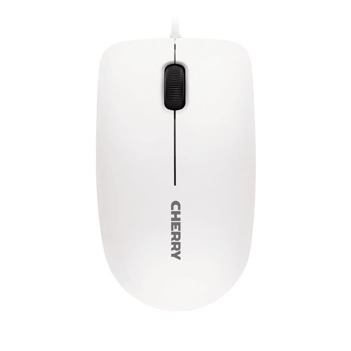 CHERRY MC 1000 Corded Mouse, Pale Grey, USB - Image 1