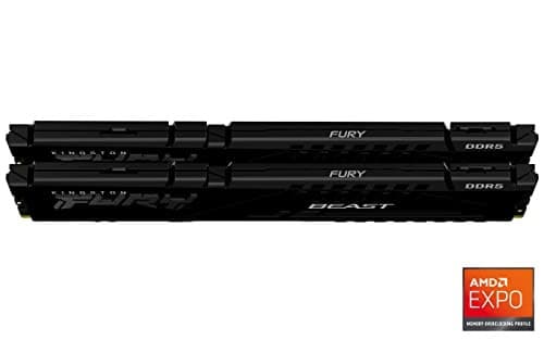Kingston FURY Beast Black EXPO DDR5 6000MT/s Desktop Memory Kit 64GB (2x32GB) CL36 - Image 2