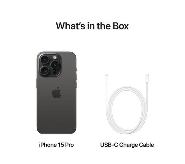Apple iPhone 15 Pro - 128 GB, Black Titanium - Image 7