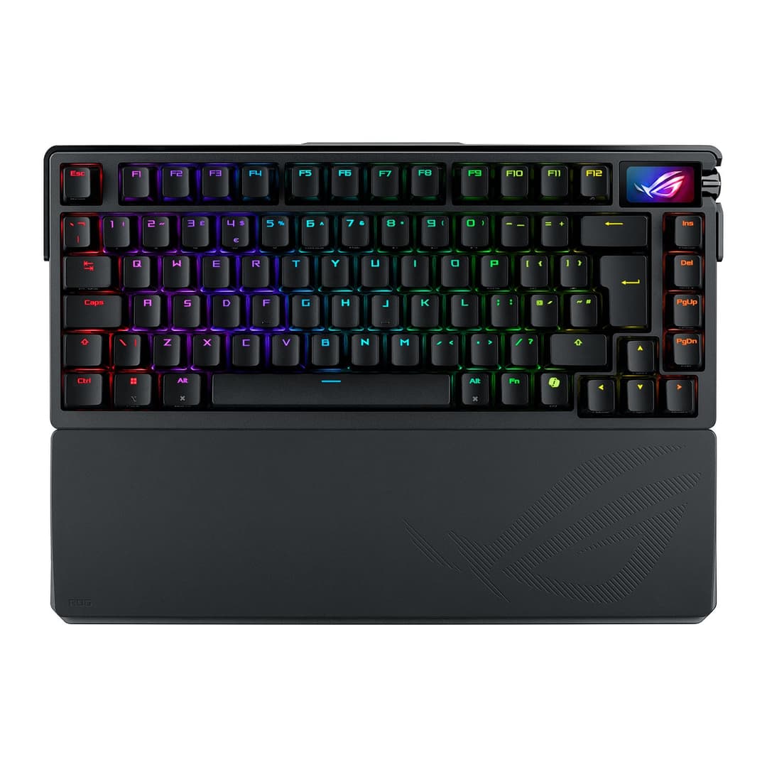 ASUS ROG Azoth Extreme 75% Compact Mechanical RGB Wireless Gaming Keyboard - ROG NX Snow Switches, UK Layout - Image 1