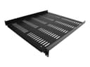 StarTech.com 1U Vented Server Rack Cabinet Shelf, 20in Deep Fixed Cantilever Tray, Rackmount Shelf for 19" AV/Data/Network Equipment Enclosure w/ Cage Nuts & Screws, 55lbs Weight Capacity - 1U Network Rack Shelf - rack shelf - 1U thumbnail 1