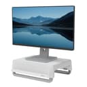 Fellowes Computer Monitor Stand with 3 Height Adjustments - Breyta Monitor Riser with Cable Management - Ergonomic Adjustable Monitor Stand for Computers - Max Weight 15KG - White thumbnail 1