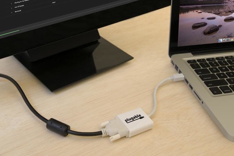 Plugable Technologies Mini DisplayPort (Thunderbolt 2) to DVI Adapter (Driverless, Supports Mac, Windows, Linux Systems and Displays up to 1920x1200@60Hz, Passive) - Image 2
