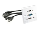 Lindy Multi AV Faceplate White thumbnail 1