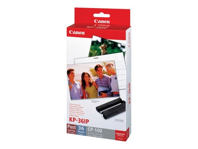 Canon KP-36IP - 1 - colour (cyan, magenta, yellow) - print ribbon / paper kit - Image 1