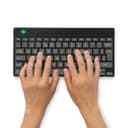 R-Go Tools Compact Break Ergonomic Keyboard, QWERTY (UK), Black - Bluetooth thumbnail 4