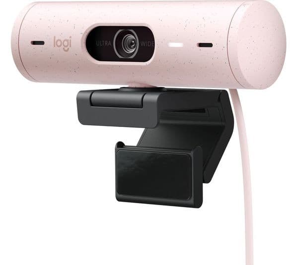 Logitech Brio 500 Webcam Rose - Image 1