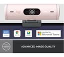 Logitech Brio 500 Webcam Rose thumbnail 2