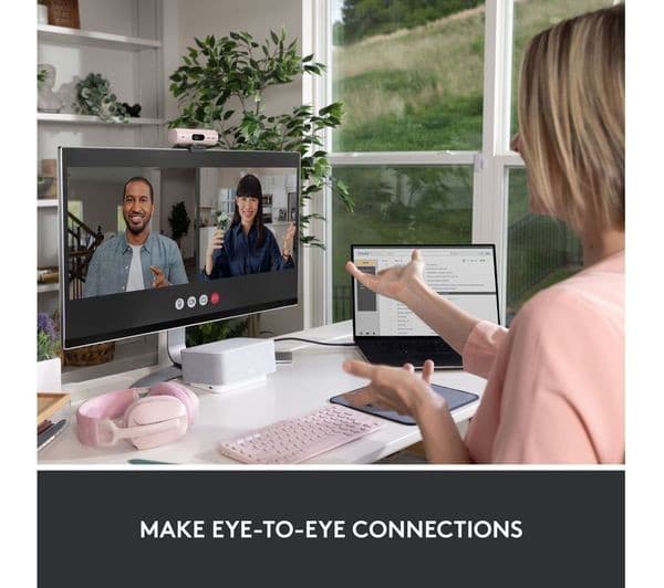 Logitech Brio 500 Webcam Rose - Image 10
