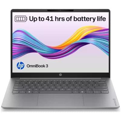 HP OmniBook 3 OLED 14-Inch Laptop Snapdragon X 8GB RAM 512GB SSD - Silver - Image 1
