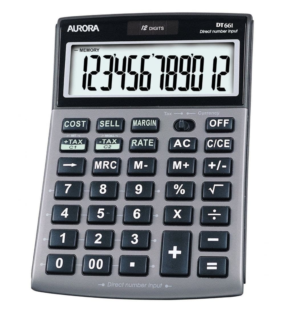 Aurora DT661 Desk Calculator - Image 1
