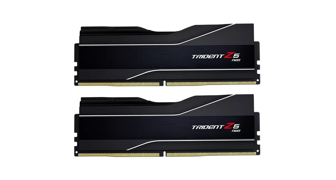 G.Skill Trident Z5 Neo 32GB (2 x 16GB) DDR5 6000MHz AMD EXPO Desktop Memory Kit Matte Black - CL36 - Image 3