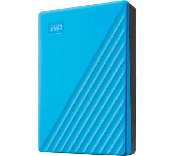 WD My Passport Portable Hard Drive - 4 TB, Blue - Image 2