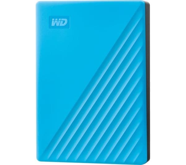 WD My Passport Portable Hard Drive - 4 TB, Blue - Image 4