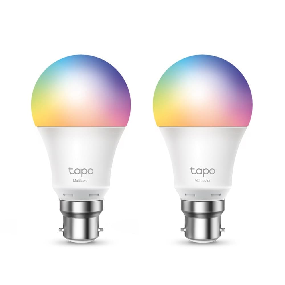 TP-Link Tapo Smart Wi-Fi Light Bulb, Multicolor, E27, 2-Pack - Image 1