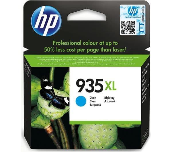 HP 935XL Cyan Ink Cartridge - Image 2