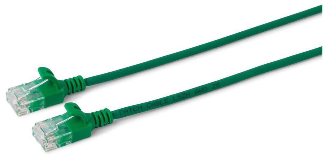U/UTP CAT6 0.15M Green Slim - Image 1