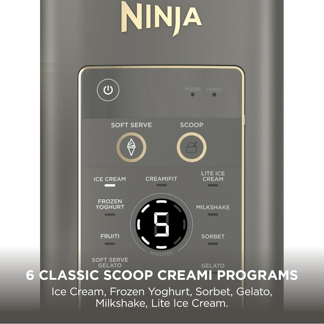 Ninja CREAMi Scoop & Swirl 13-in-1 Ice Cream and Soft Serve Maker - Mocha - Image 5