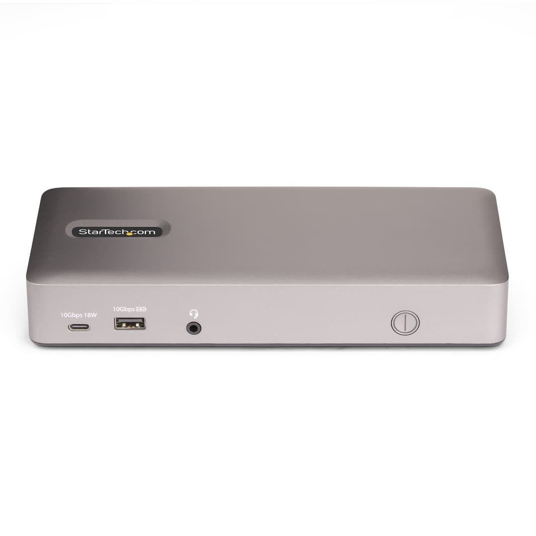 StarTech.com Triple-Monitor USB4 Docking Station, 4K 60Hz HDMI or DisplayPort, 100W Laptop Charging, 2.5GbE, USB-C Multi-Monitor Dock, Driverless - Image 3