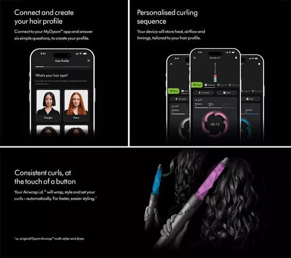 DYSON Airwrap I.D. Straight + Wavy Multi-Styler & Dryer Ceramic Pink & Rose Gold - Image 5