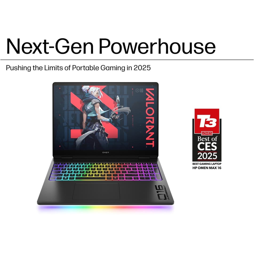 HP Omen Max 16 Core Ultra 9 RTX 5080 32GB 1TB Gaming Laptop - Image 2