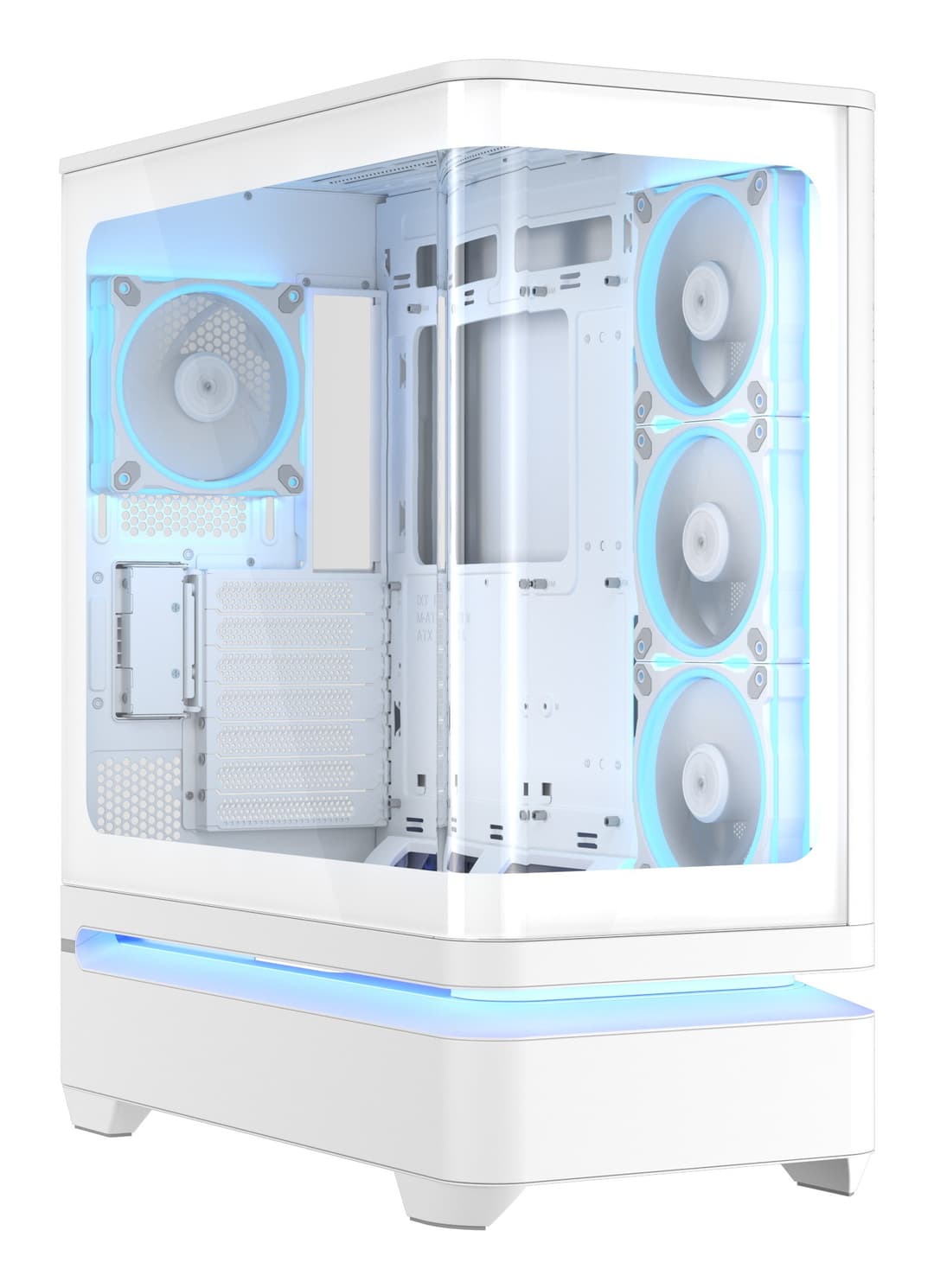 ASUS Prime AP304 ARGB Tempered Glass ATX Mid-Tower Case - White - Image 2