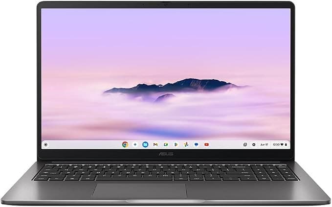 ASUS Chromebook Plus 15 CX1505CTA Laptop, 15.6" Full HD Display, Intel Core 3 N355, 8GB, 256GB - Grey - Image 1