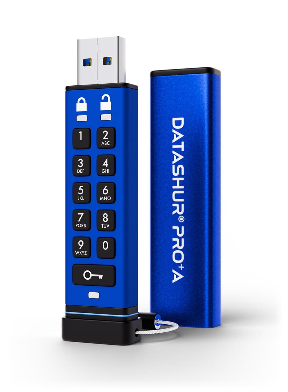 iStorage datAshur PRO+A 32GB | FIPS 140-3 Level 3 Certified | BSPA Certified | Secure USB Type-A drive | AES-XTS 256-bit Hardware Encryption | PIN protected - Image 1