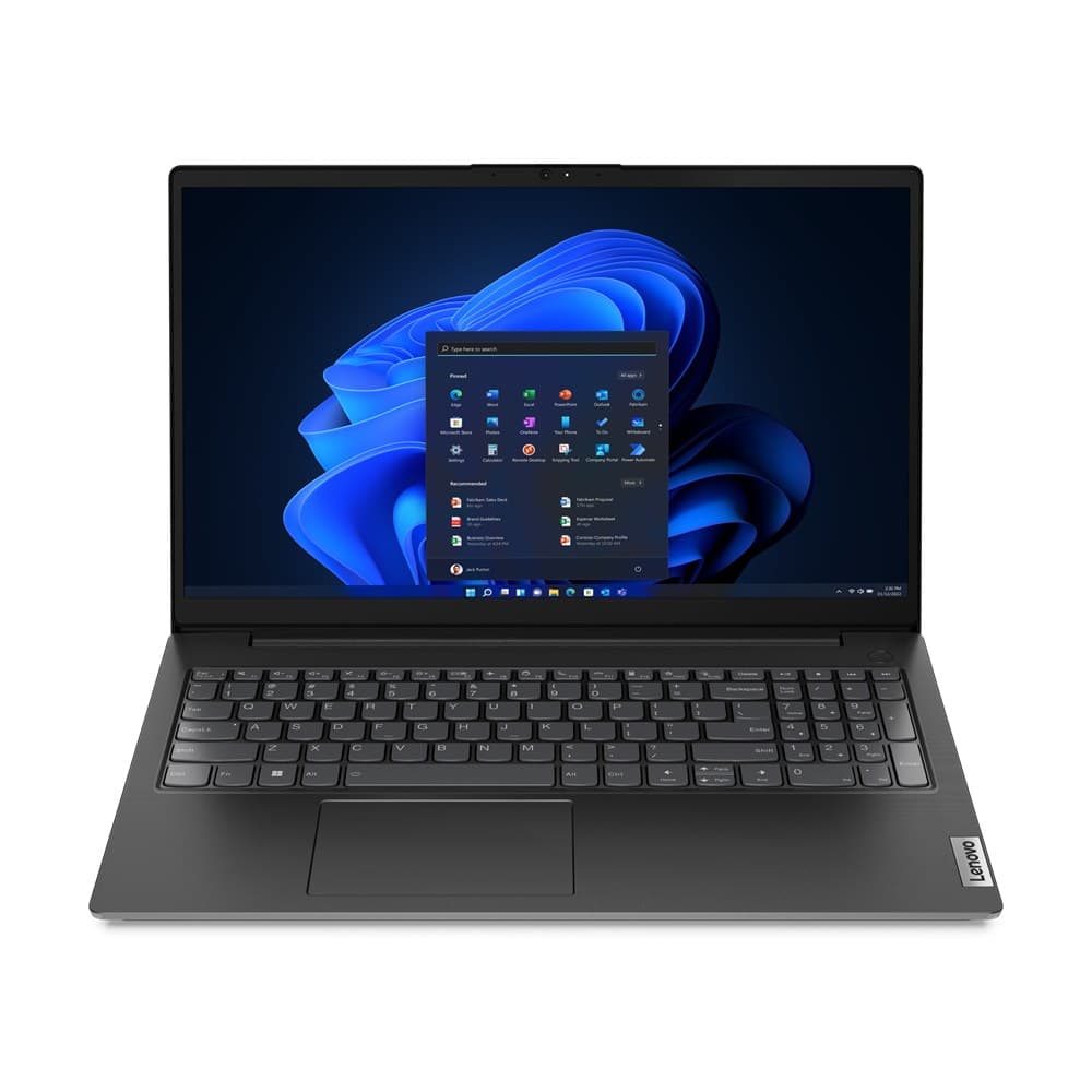 Lenovo V15 G4 ABP AMD Ryzen™ 5 7430U Laptop 39.6 cm (15.6") Full HD 8 GB DDR4-SDRAM 256 GB SSD Wi-Fi 6 (802.11ax) Windows 11 Pro Black UK English - Image 1