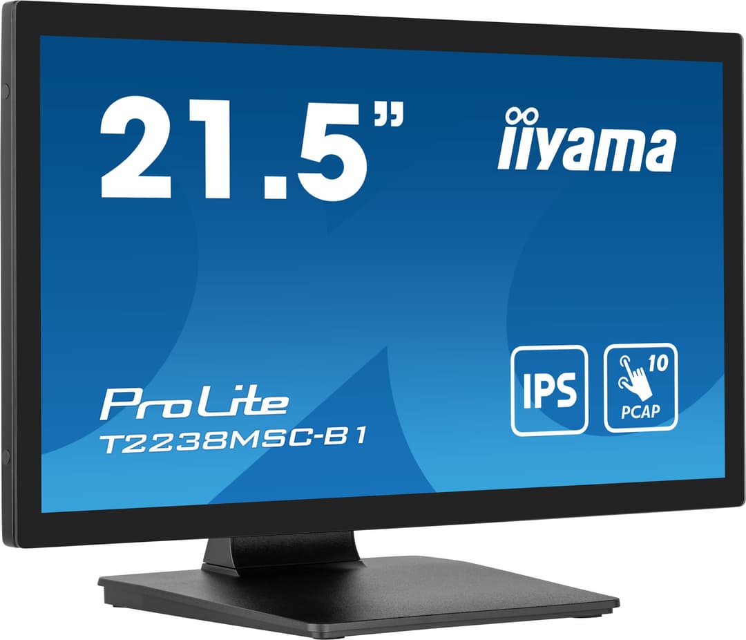 iiyama ProLite T2238MSC-B1 computer monitor 54.6 cm (21.5") 1920 x 1080 pixels Full HD LED Touchscreen Black - Image 4