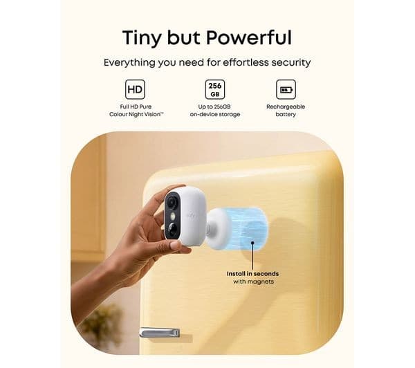 EUFY SoloCam C35 Smart WiFi Camera White - Image 3
