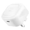 Belkin 45W USB-C Wall Charger Single Port Ultra-Compact PD & PPS Charging Adapter for iPhone & iPad (UK 3-Pin) - White