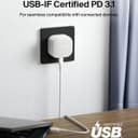 Belkin 45W USB-C Wall Charger Single Port Ultra-Compact PD & PPS Charging Adapter for iPhone & iPad (UK 3-Pin) - White thumbnail 4