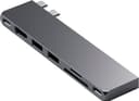 Satechi - PRO Hub Slim USB-C Hub 7-in-1 w/ USB 4 Port, 4K HDMI, USB3.2 Gen 2, SD/TF Card Reader, and 100W USB C PD for Mac - Space Gray thumbnail 1